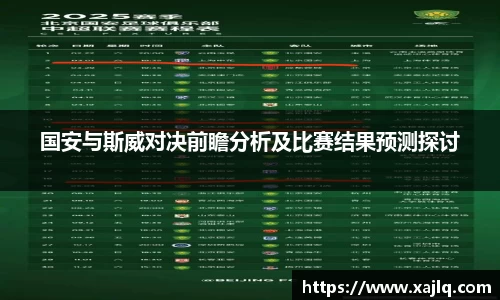 国安与斯威对决前瞻分析及比赛结果预测探讨